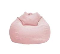 Fauteuil de Pouf Poire Classique Intérieur Extérieur 100x120cm,Pouf sans Remplissage,Grand,Housse Adulte et Enfants XL Rose
