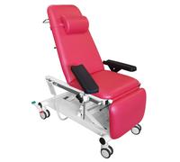 Fauteuil de prélèvement hauteur variable électrique Vrely - 4 roues avec blocage centralisé
