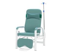 Fauteuil De Prise de Sang, Fauteuil Phlébotomie Avec Accoudoirs,banc Salle D'attente Avec Assise Rembourrée,banc De Perfusion D'accueil Inclinables (green, Leather reclining model with footrest)