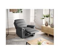 LOUNGITUDE - Fauteuil de Relaxation en Tissu - Gris Clair