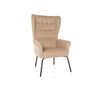 hjh Living Fauteuil rembourré HAVENIO – Beige