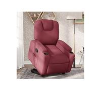 Vidaxl Fauteuil Inclinable Rouge Bordeaux Tissu Rouge