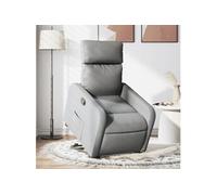 Fauteuil de relaxation inclinable tissu gris clair