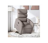 vidaXL Fauteuil inclinable 3203986 – Tissu taupe gris