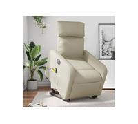 Fauteuil Inclinable de Massage Chaise Siège Rouge Bordeaux Similicuir vidaXL