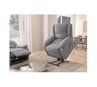 Fauteuil de Relaxation Releveur électrique 1 place en Microfibre LEO - L88 x 93 x 96cm - LOUNGITUDE