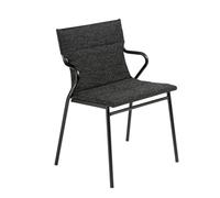 Fauteuil De Repas Matelassé - Ancône - Tundra - Noir Ebene - Lafuma Mobilier