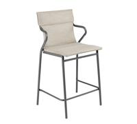 Fauteuil De Repas Matelassé Mi-haut - Ancône Middle - Hedona - Beige Latte - Lafuma Mobilier