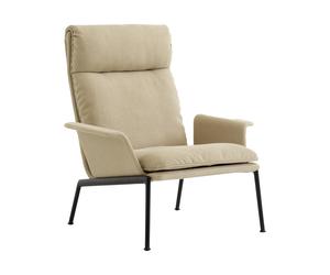 Fauteuil de repos structure noir Muno LN17 WxHxD 78x95x66cm
