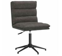 Fauteuil de salle à manger, Lemon, Chaise de repas, Noir Similicuir LV210