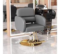 Fauteuil De Salon De Coiffure Moderne Doté D'une Base Galvanisée Pivotante À 360°, D'un Siège Spacieux Et D'une Pompe Hydraulique Robuste ; Pour Les Coiffeurs Avec Un Maximum,Gg