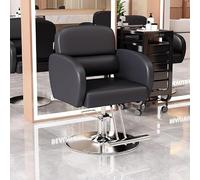 Fauteuil De Salon De Coiffure Moderne Doté D'une Base Galvanisée Pivotante À 360°, D'un Siège Spacieux Et D'une Pompe Hydraulique Robuste ; Pour Les Coiffeurs Avec Un Maximum,Bb