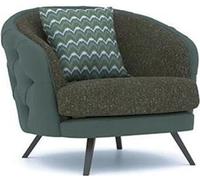 Fauteuil de salon de luxe Aménagement Chesterfield Siège moderne