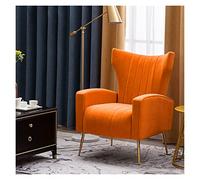 Fauteuil de salon de style nordique, design moderne et léger avec dossier, parfait pour le salon et le balcon - Canapé simple élégant pour les loisirs