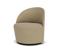 Fauteuil De Salon De Thé Audo Pivotant Beige/Audo Bouclé