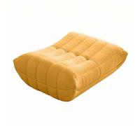 Fauteuil de salon en daim doux pour salon, pouf de compression en éponge, canapé de sol confortable pour chambre à coucher et espaces d'angle, vert