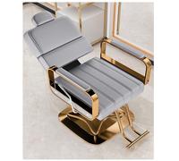 Fauteuil de salon ergonomique inclinable avec appuie-tête amovible et pivotant à 360 degrés pour coiffer et shampoing