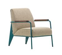 Fauteuil de Salon étoffe armrests walnut oiled
