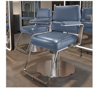 Fauteuil de salon hydraulique pivotant à 360°, assise épaisse et repose-pieds pour une coiffure confortable dans les salons et les spas