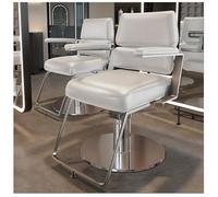 Fauteuil de salon hydraulique pivotant à 360°, assise épaisse et repose-pieds pour une coiffure confortable dans les salons et les spas