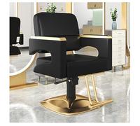 Fauteuil de salon hydraulique pivotant à 360°, assise épaisse et repose-pieds pour une coiffure confortable dans les salons et les spas