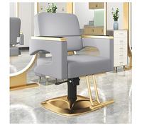 Fauteuil de salon hydraulique pivotant à 360°, assise épaisse et repose-pieds pour une coiffure confortable dans les salons et les spas