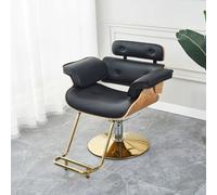 Fauteuil de salon hydraulique - Très résistant Styliste Throne, pivotant à 360° et hauteur réglable pour les studios de toilettage