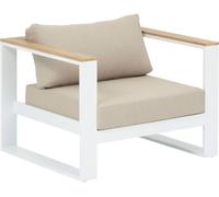 Hespéride - Fauteuil Salon Empéria Blanc en Aluminium traité en epoxy