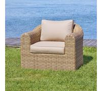 Fauteuil de jardin Moorea coloris savana Hespéride