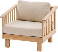 Fauteuil de salon jardin XENIA Acacia certifié FSC® Hespéride