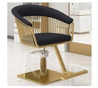 Fauteuil de salon professionnel avec pompe hydraulique et réglage de la hauteur, inclinable noir