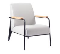 Fauteuil de Salon Prouvé - Fauteuil armrests oiled oak