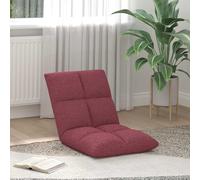 Fauteuil de sol ajustable Tissu Chaise moderne polyvalent inclinable vidaXL vida