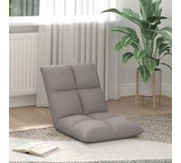 Fauteuil de sol ajustable Tissu Chaise moderne polyvalent inclinable vidaXL vida