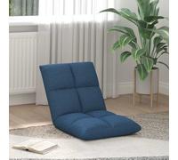 Fauteuil de sol ajustable Tissu Chaise moderne polyvalent inclinable vidaXL vida
