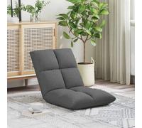 Fauteuil de sol ajustable Tissu Chaise moderne polyvalent inclinable vidaXL vida