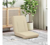 vidaXL Fauteuil de sol ajustable dossier multi-positions ergonomique tissu Bordeaux 50x73x60 cm