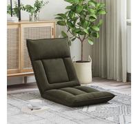 Fauteuil de sol ajustable Tissu Chaise réglable Sécurité maison Détente vidaXL v
