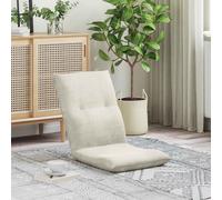 Fauteuil de sol ajustable Velours Chaise réglable Canapé d'assise vidaXL vidaXL