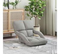 Fauteuil de sol ajustable Velours relaxant Chaise lecture intérieur vidaXL vidaX