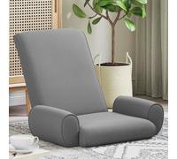 Fauteuil de sol ajustable Velours grainé Chaise réglable Multi-Position vidaXL v