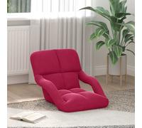 Fauteuil de sol ajustable Velours relaxant Chaise lecture intérieur vidaXL vidaX