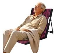 Fauteuil de sol avec dossier confortable et peu encombrant | Chaise de sol pliable pour habitants d'appartement, adolescents, voyageurs, salon, camping, plage, bord de piscine