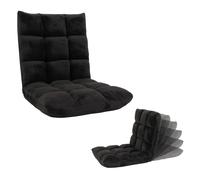 Fauteuil De Sol MENDLER HWC-N43 Velours Noir Noir G