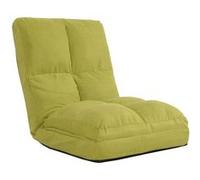 Fauteuil de sol HWC-N45 velours vert