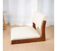 Fauteuil de Sol Portable, Fauteuil sans Pieds de Style Japonais avec Dossier, Fauteuil Relax avec fenêtre, siège de méditation pour Salon, Chambre