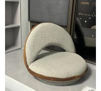 Fauteuil de sol réglable avec support dorsal pliable et rotatif pour salon et méditation