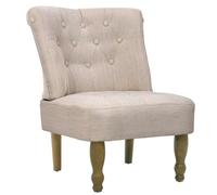 Fauteuil de style France crème tissu