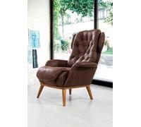 Fauteuil de style rustique Relax Téléviseur Canapé une place Fauteuil à oreilles