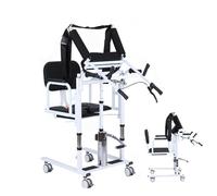 Fauteuil de Transfert élévateur Multifonction pour Personnes âgées, Aide-Soignante Portable et réglable avec Dossier rembourré et Pot, jusqu'à 250 kg